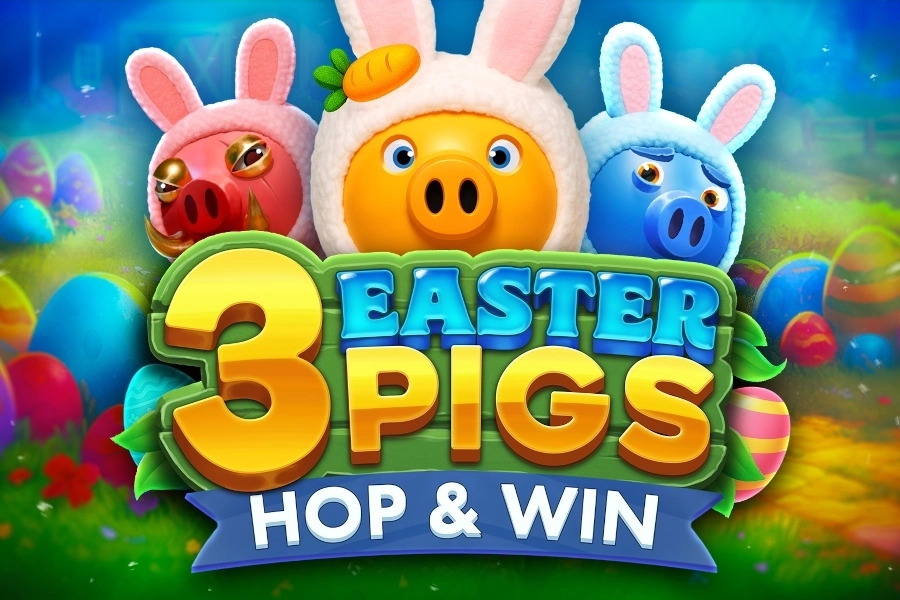 3 Easter Pigs Hop & Win pokie