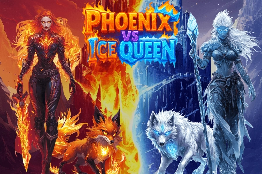 Phoenix vs Ice Queen pokie