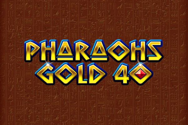Pharaohs Gold 40 pokie