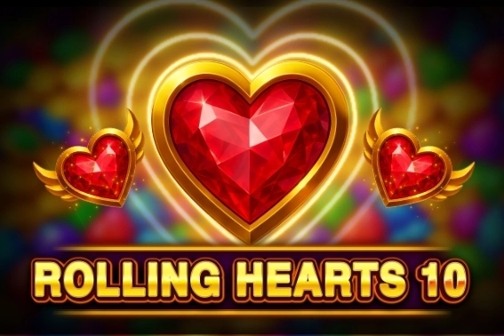 Rolling Hearts 10 pokie