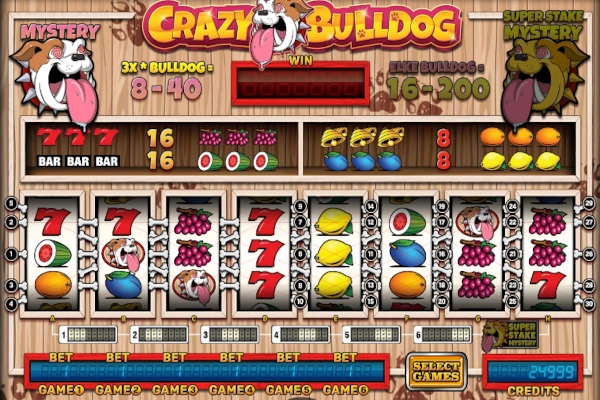 Crazy Bulldog pokie