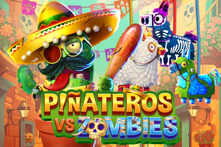 Pinateros vs Zombies pokie