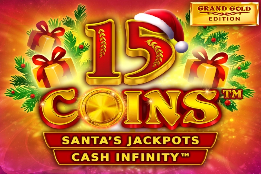 15 Coins Grand Gold Edition Santas Jackpots pokie