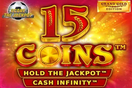 15 Coins Grand Gold Edition Score The Jackpot pokie